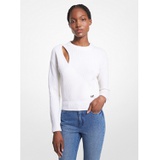 MICHAEL Michael Kors Wool Blend Cutout Sweater