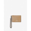 MICHAEL Michael Kors Small Pebbled Leather Chain Card Case