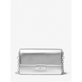 MICHAEL Michael Kors Cece Medium Metallic Faux Leather Clutch