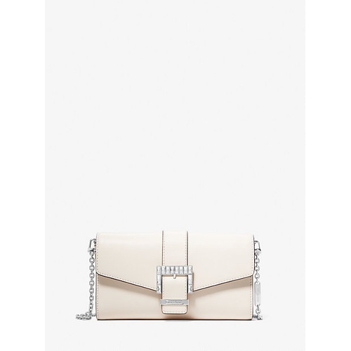 마이클코어스 MICHAEL Michael Kors Cece Medium Metallic Faux Leather Clutch