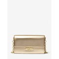 MICHAEL Michael Kors Cece Medium Metallic Faux Leather Clutch