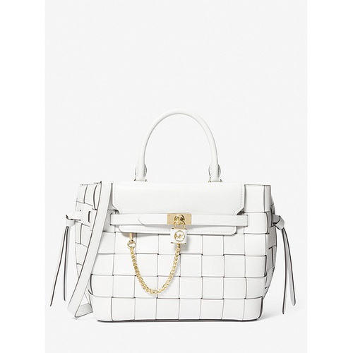 마이클코어스 MICHAEL Michael Kors Hamilton Legacy Large Woven Leather Belted Satchel