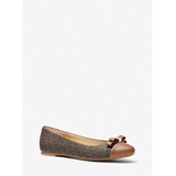 MICHAEL Michael Kors Andrea Logo Ballet Flat