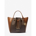 MICHAEL Michael Kors Phoebe Large Two-Tone Logo Bucket Bag