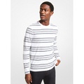 Michael Kors Mens Striped Cotton Jersey Shirt