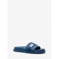 MICHAEL Michael Kors Padma Logo Jacquard Slide Sandal