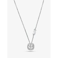 Michael Kors Sterling Silver Pave Halo Necklace