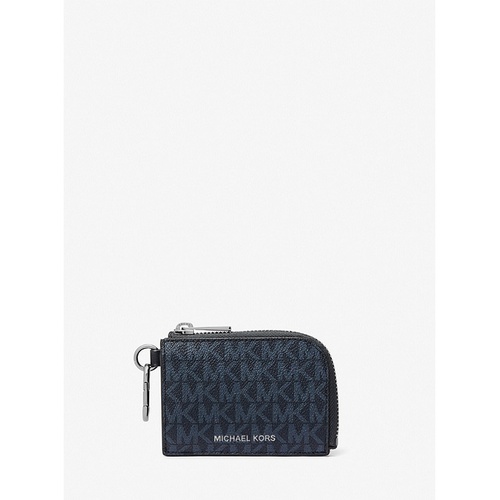 마이클코어스 Michael Kors Mens Logo Wallet and Keychain Gift Set