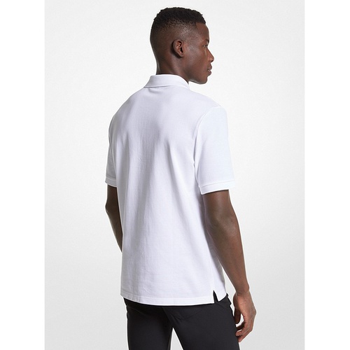 마이클코어스 Michael Kors Mens Cotton Half-Zip Polo Shirt