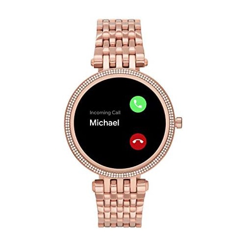 마이클코어스 Michael Kors Womens Gen 5E 43mm Stainless Steel Touchscreen Smartwatch with Fitness Tracker, Heart Rate, Contactless Payments, and Smartphone Notifications.