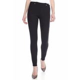 Womens Solid Pull On Leggings