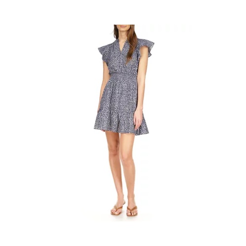 마이클코어스 Womens Mini Palm Beach Ruffle Dress