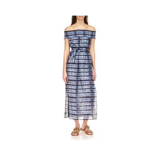 마이클코어스 Womens Shibori Stripes Maxi Dress