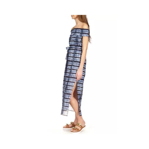 마이클코어스 Womens Shibori Stripes Maxi Dress