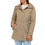 Womens Mid Length Quilted Jacket