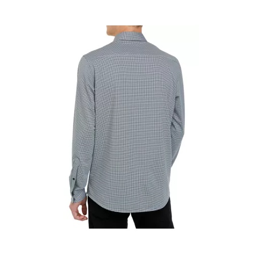 마이클코어스 Long Sleeve Performance Gingham Shirt