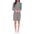 MICHAEL Michael Kors Stripe Lace-Up Long Sleeve Dress