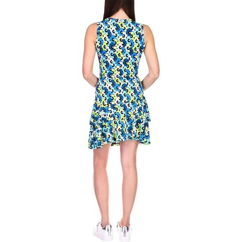 마이클코어스 MICHAEL Michael Kors Sixties Sleeveless Flounce Dress