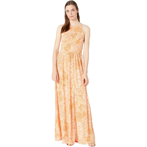 마이클코어스 MICHAEL Michael Kors Arabesque Paisley Halter Maxi