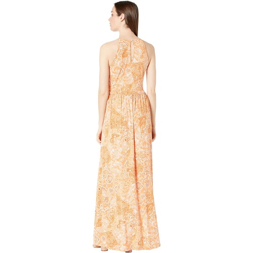 마이클코어스 MICHAEL Michael Kors Arabesque Paisley Halter Maxi