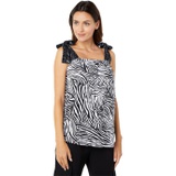 MICHAEL Michael Kors Zebra Border Tank Top