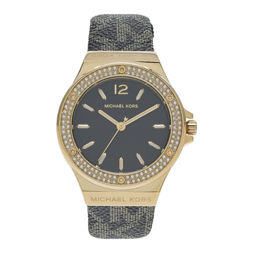 마이클코어스 Michael Kors MK7307 - Lennox Three Hand Logo Leather Watch