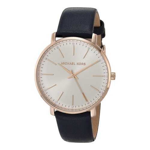 마이클코어스 Michael Kors Pyper Three-Hand Leather Watch