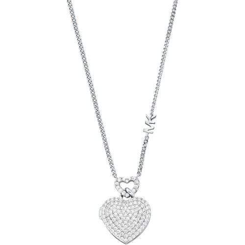 마이클코어스 Michael Kors Love Sterling Silver Pendant Necklace