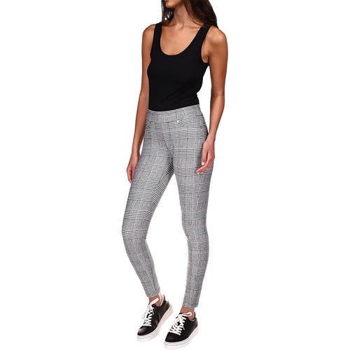 마이클코어스 MICHAEL Michael Kors Petite Plaid Pull-On Leggings