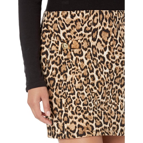 마이클코어스 MICHAEL Michael Kors Print Button Pocket Miniskirt