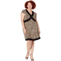 MICHAEL Michael Kors Plus Size Border Crisscross Dress