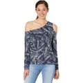 MICHAEL Michael Kors Asymmetrical Palm Cold-Shoulder Top