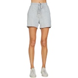 Michael Lauren Reza Terry Shorts with Pearl Drawstring