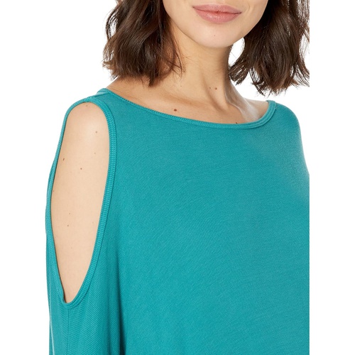  Michael Lauren Deuce Oversized Cold-Shoulder Tee