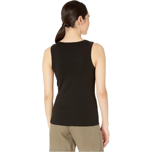  Michael Stars Paloma 1x1 Cotton Wide Binding Tank Top