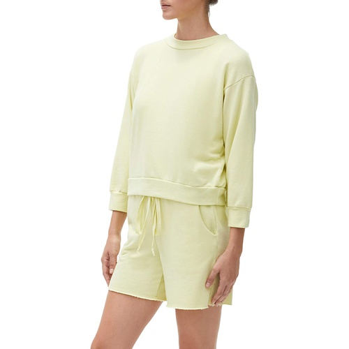  Michael Stars Sia Crop Sweatshirt in Hermosa French Terry