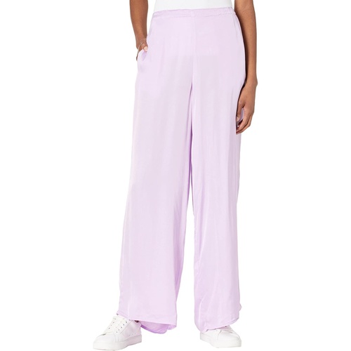  Michael Stars Viv Washed Satin Wide Leg Pants