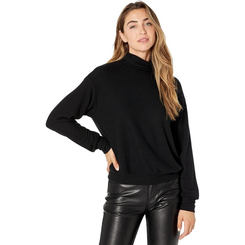  Michael Stars Madison Brushed Jersey Mimi Turtleneck Pullover