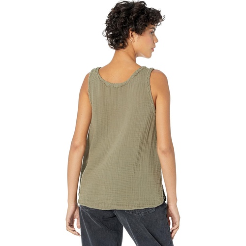  Michael Stars Tammy Double Gauze Easy Tank with Side Slits