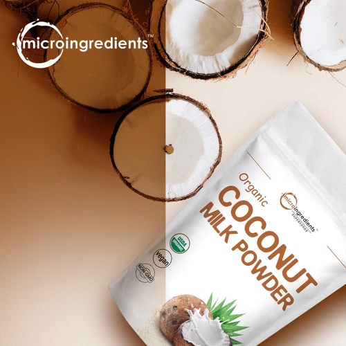  Micro Ingredients Organic Coconut Milk Powder, 2 Pound (32 Ounce), Plant-Based Creamer, Perfect for Coffee, Tea and Smoothie, Non-GMO and Vegan Friendly