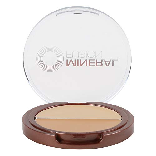  Mineral Fusion Compact Concealer Duo, Warm Shade, 0.11 Ounce (Packaging May Vary)