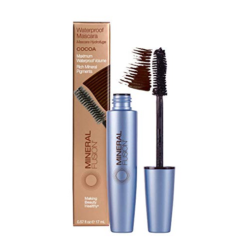  Mineral Fusion Waterproof Mascara, Cocoa, 0.57 Ounce (Packaging May Vary)