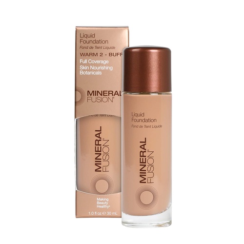  Mineral Fusion Liquid Foundation, Warm 2, 1 Fl Ounce