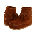 Minnetonka Kids Side Zip Double Fringe (Toddler/Little Kid/Big Kid)