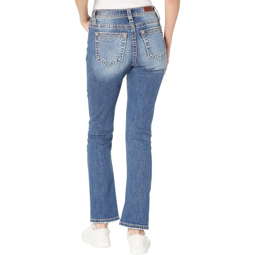  Miss Me High-Rise Slim Straight Jeans in Dark Blue