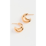 Missoma Golden Claw Earrings