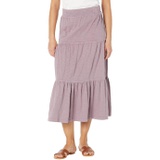 Mod-o-doc Slub Jersey Midi Shirred Skirt