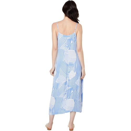  Mod-o-doc Abstract Print Sleeveless Button-Down Dress