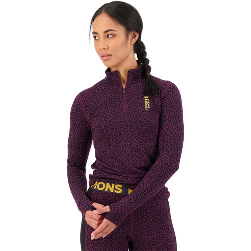  Mons Royale Cascade Merino Flex 200 1/4 Zip Top - Women