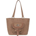 Montana West Trinity Ranch Hair-On Leather Collection Tote